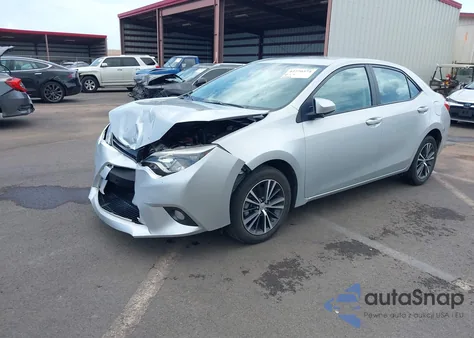 2016 Toyota Corolla Le из США, поврежденный, VIN 5YFBURHE2GP525658